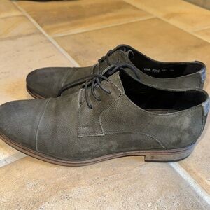 John Varvatos Suede Leather Ago Mezzagoma Oxford Men's Shoes